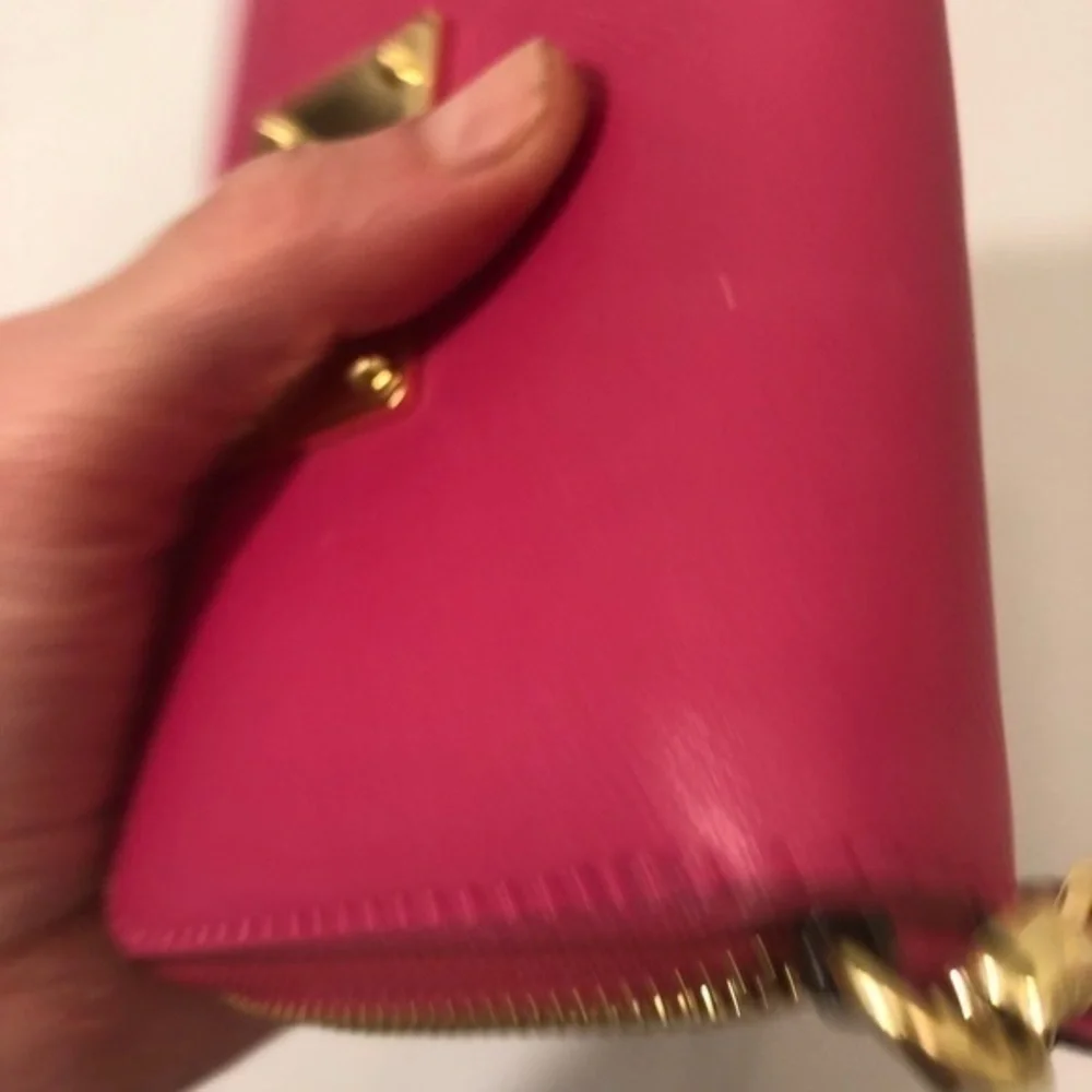 Michael kors pink wristlet wallet clutch